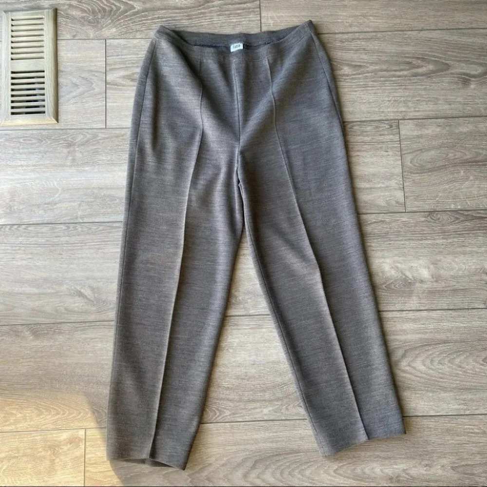 Lucia German Vintage Ponte Knit Slim Pants